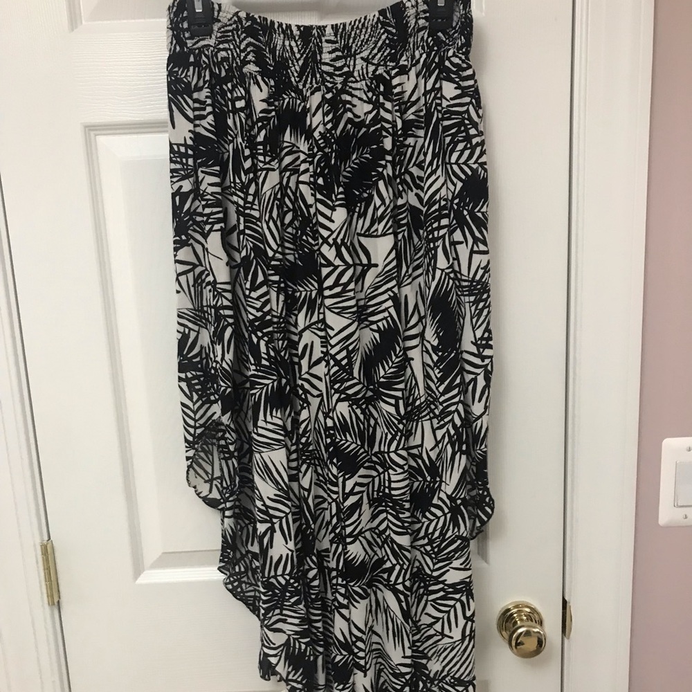 Black and white woman’s skirt